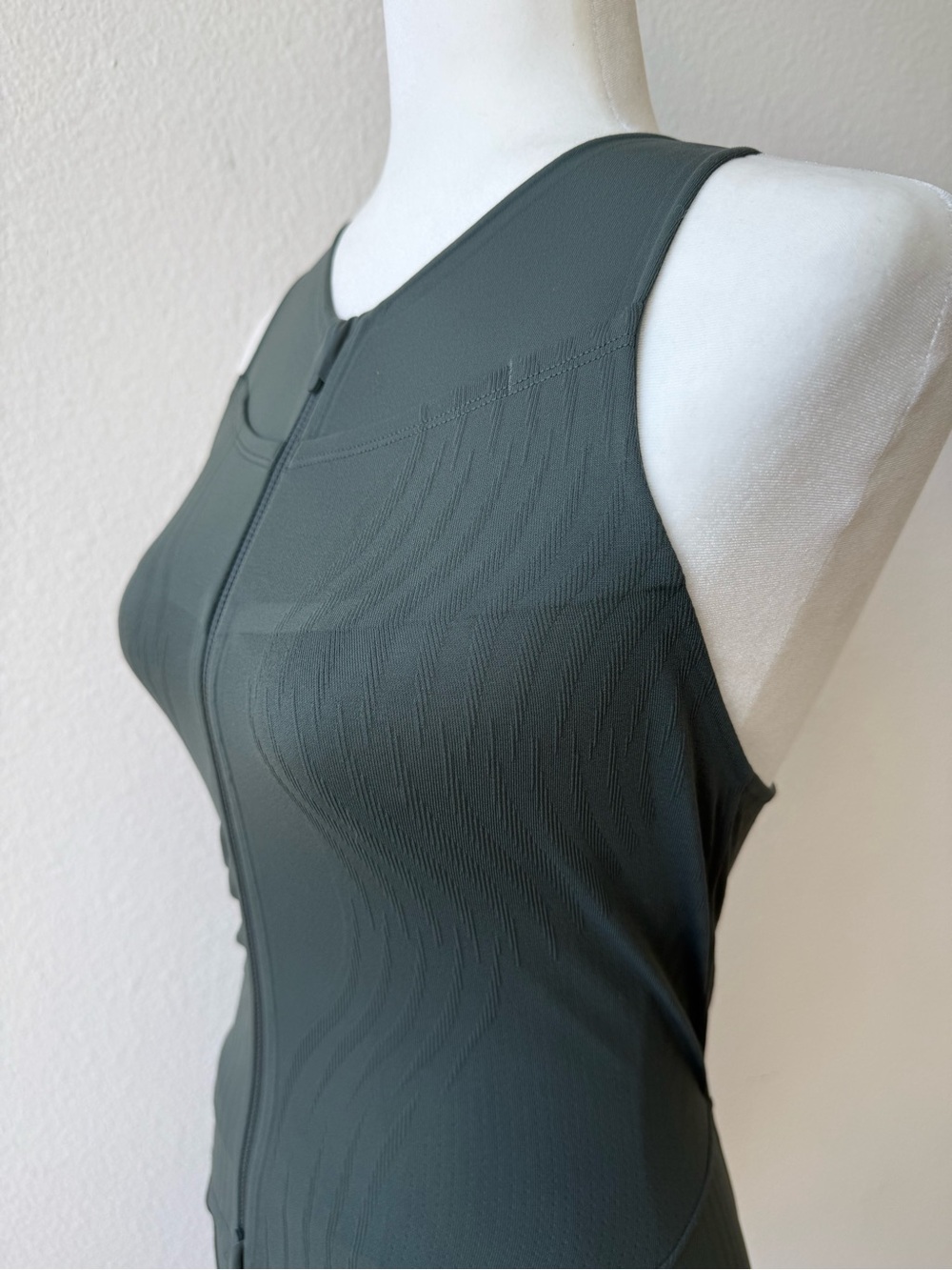 Lululemon SenseKnit Running One-Piece Romper Smoked Green Spruce - Picture 7 of 12